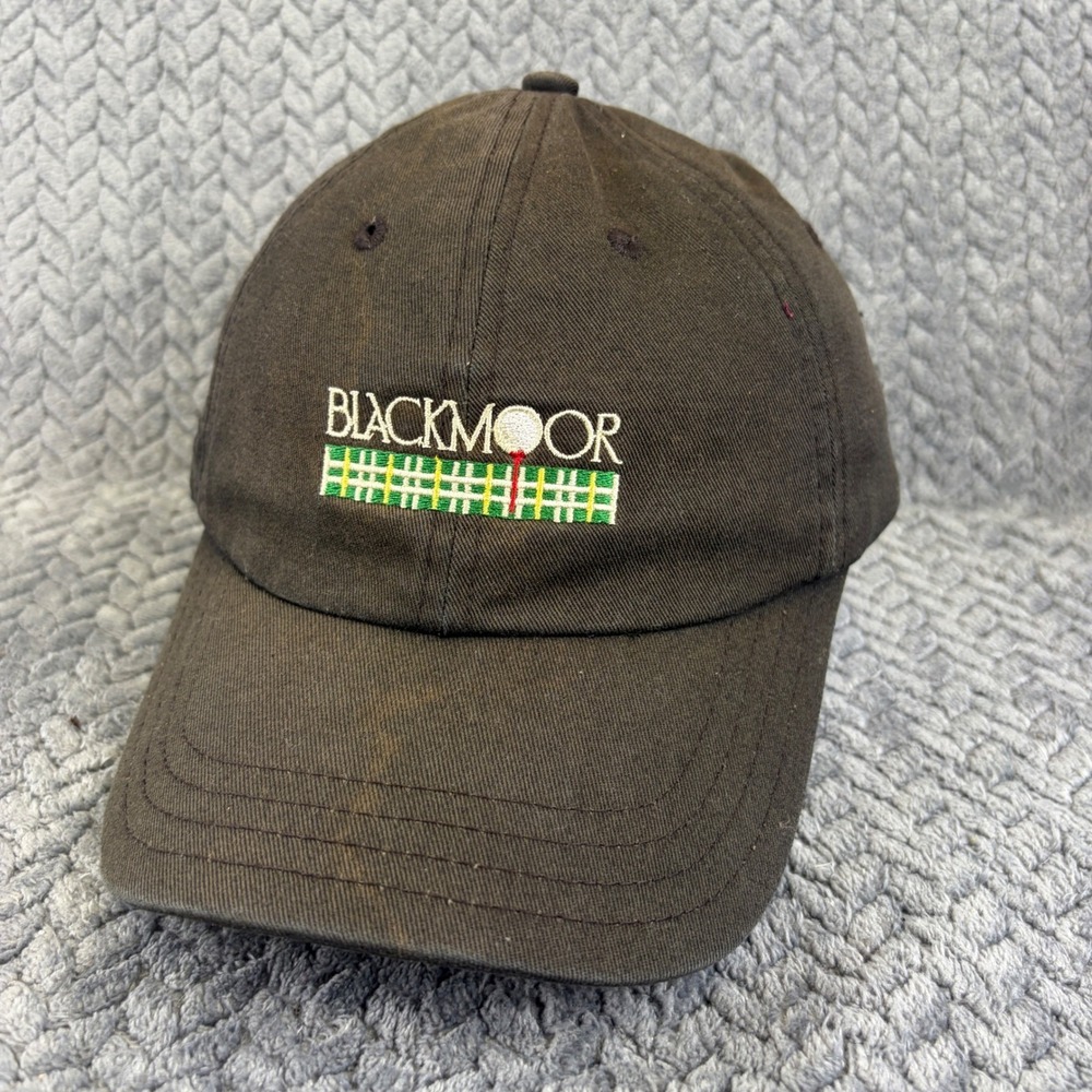 Pukka Blackmoor Golf Club Myrtle Beach Hat Adjustable Baseball Cap Black